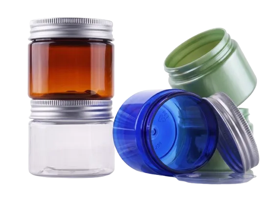 PET Jar — 100g (Aluminium Lids)