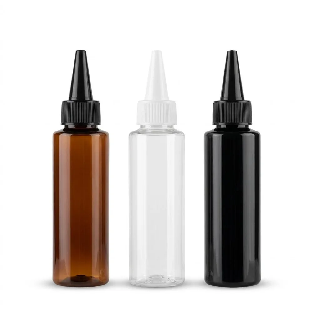 PET Bottle — 100ml with Nozzle Cap